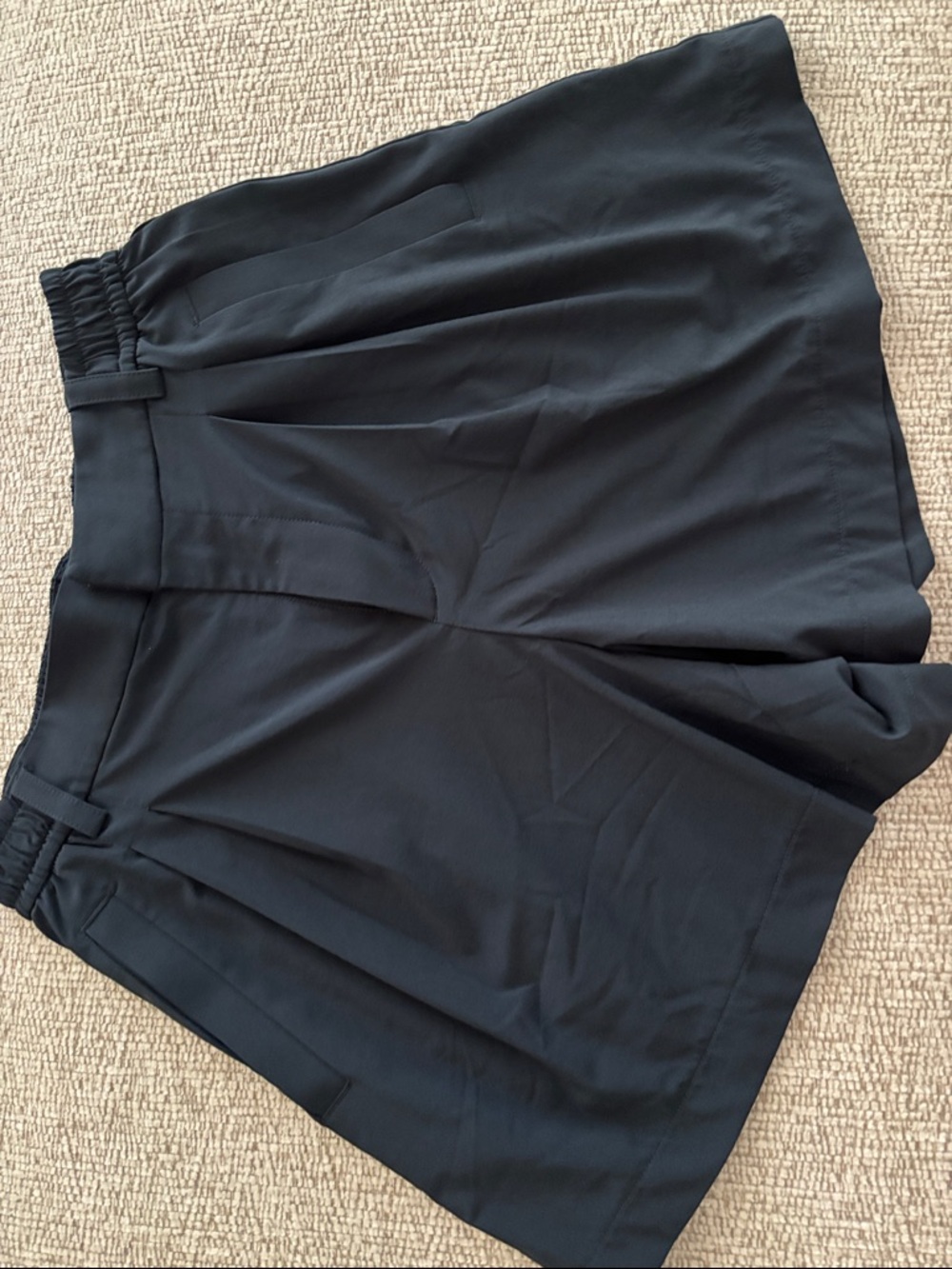 Viori Women's Black Tailored Bermuda Shorts